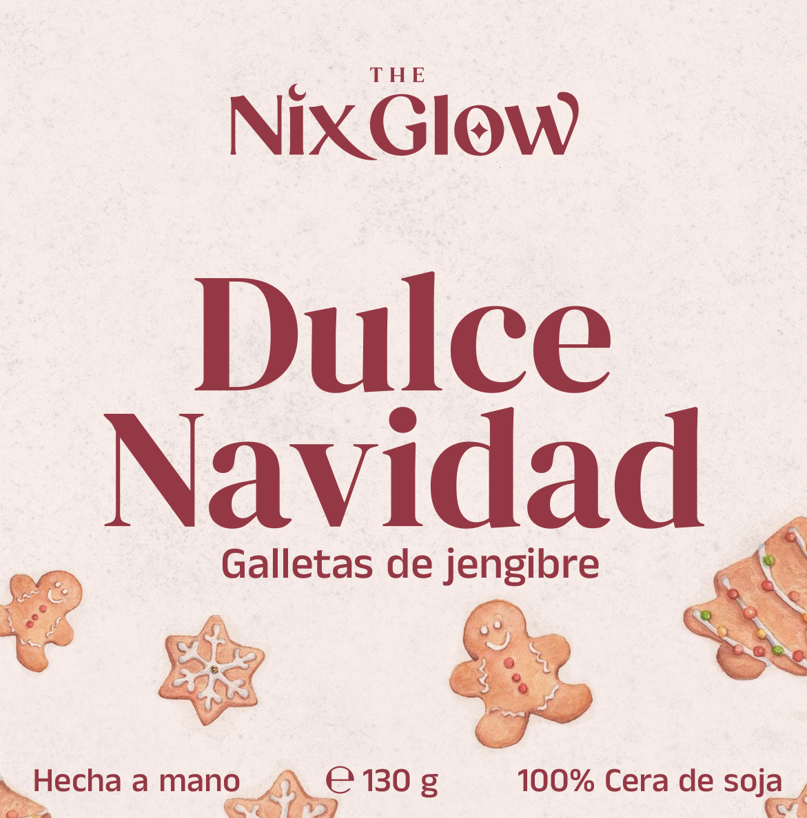 Vela 'Dulce Navidad' - TheNixGlow