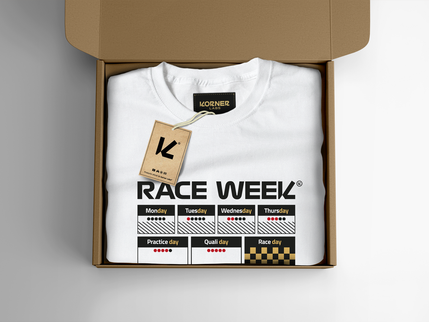 Camiseta Classic 'Week plan' - Motorsport