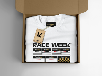 Camiseta Classic 'Week plan' - Motorsport