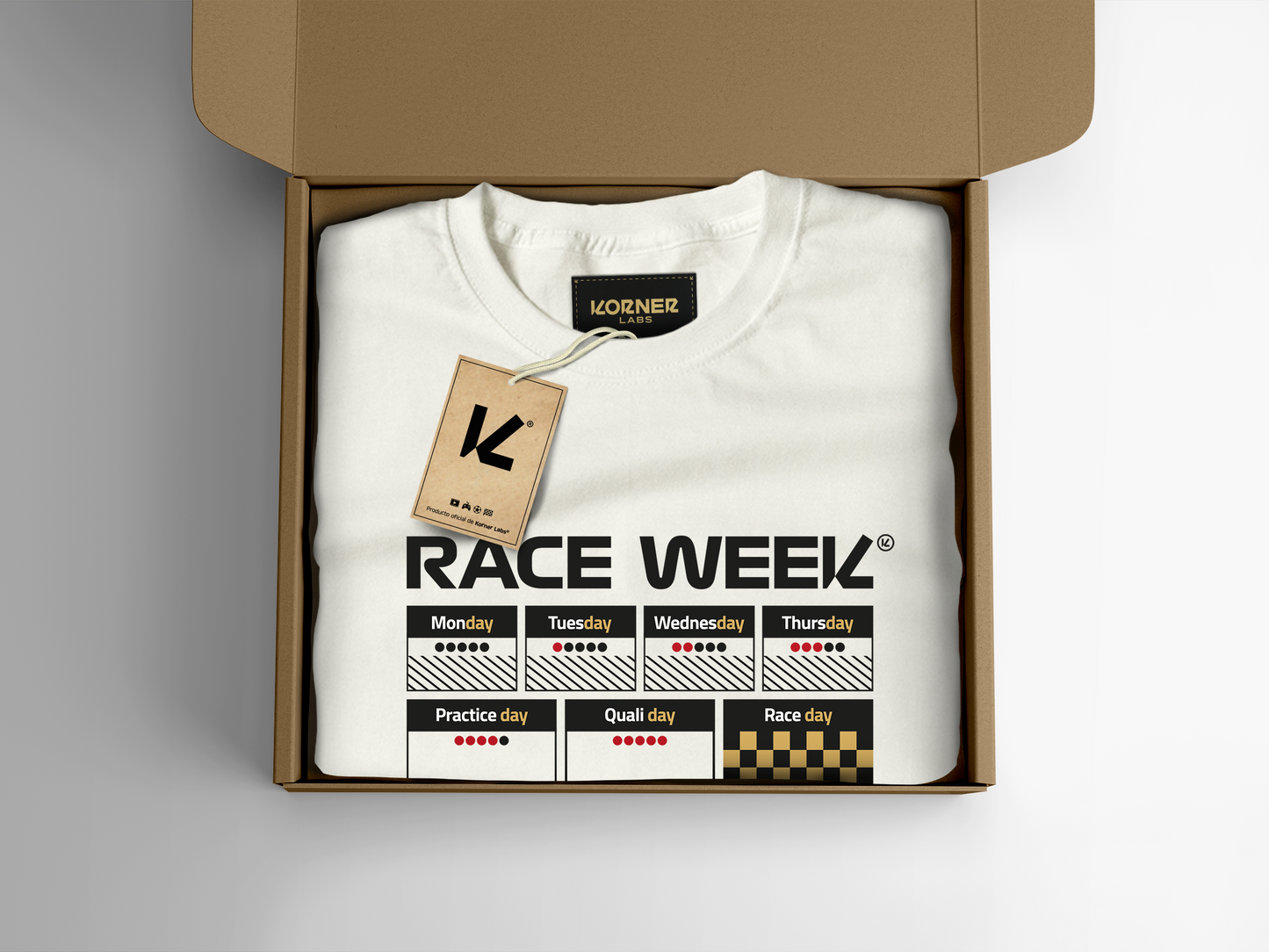 Camiseta Classic 'Week plan' - Motorsport