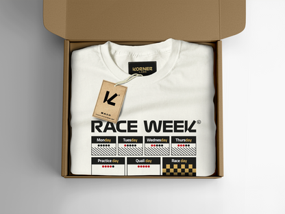 Camiseta Classic 'Week plan' - Motorsport