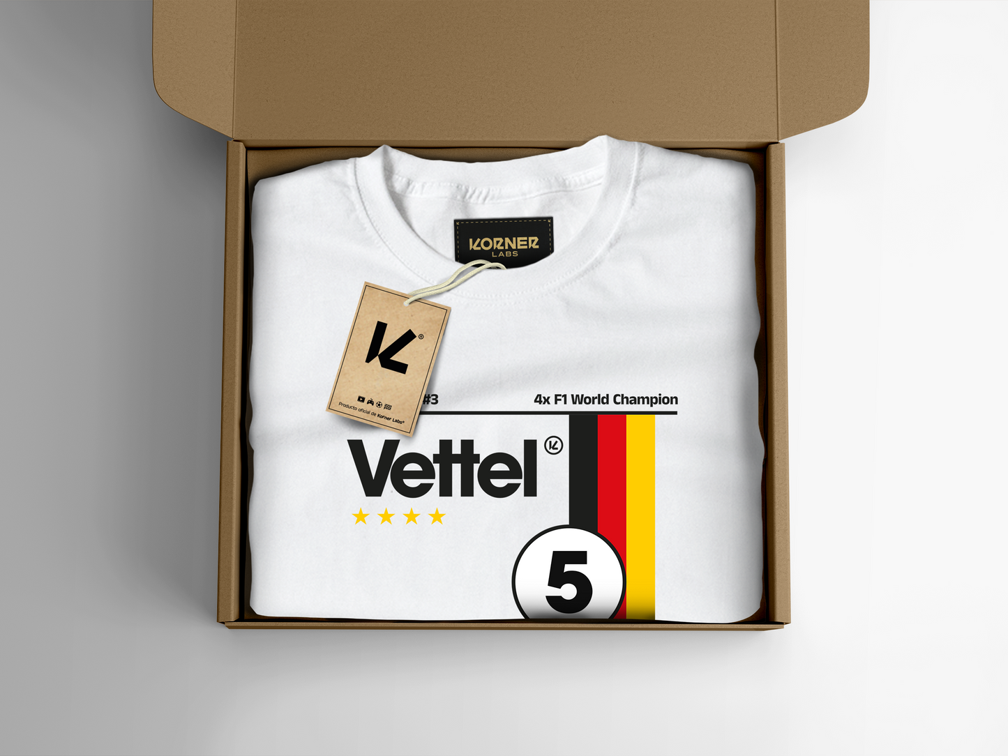 Camiseta Classic 'Vettel 2015' - Motorsport