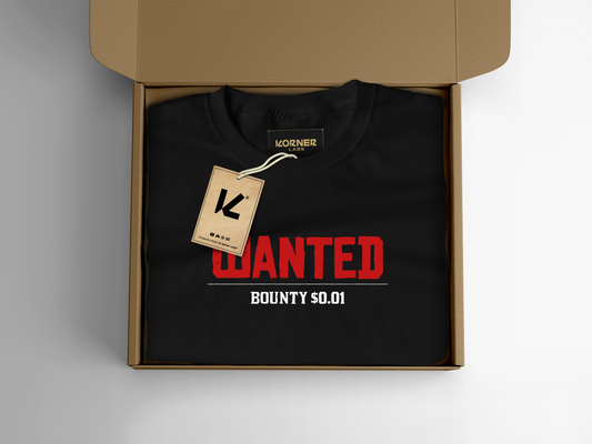 Camiseta Classic 'WANTED' - Videojuegos