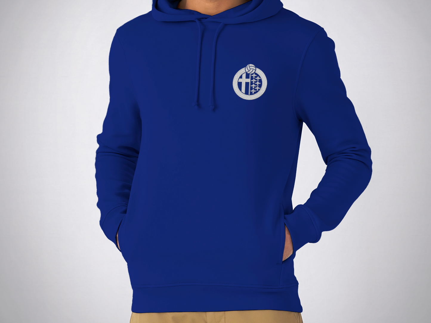 Hoodie Bordada 'Azulón' - Fútbol