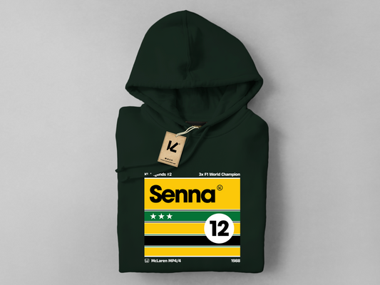 Hoodie Classic 'Senna 1988' - Motorsport