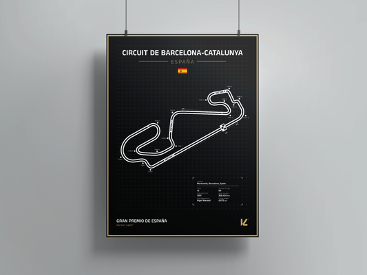 Póster 'Gran Premio de España' - Motorsport